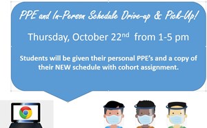 October 22nd - Drive Through For PPE Supplies and In-Person Cohort Schedule - article thumnail image