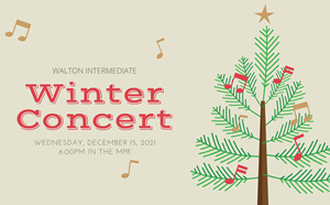 Winter Concert - Wednesday, Dec 15th, at 6pm - article thumnail image
