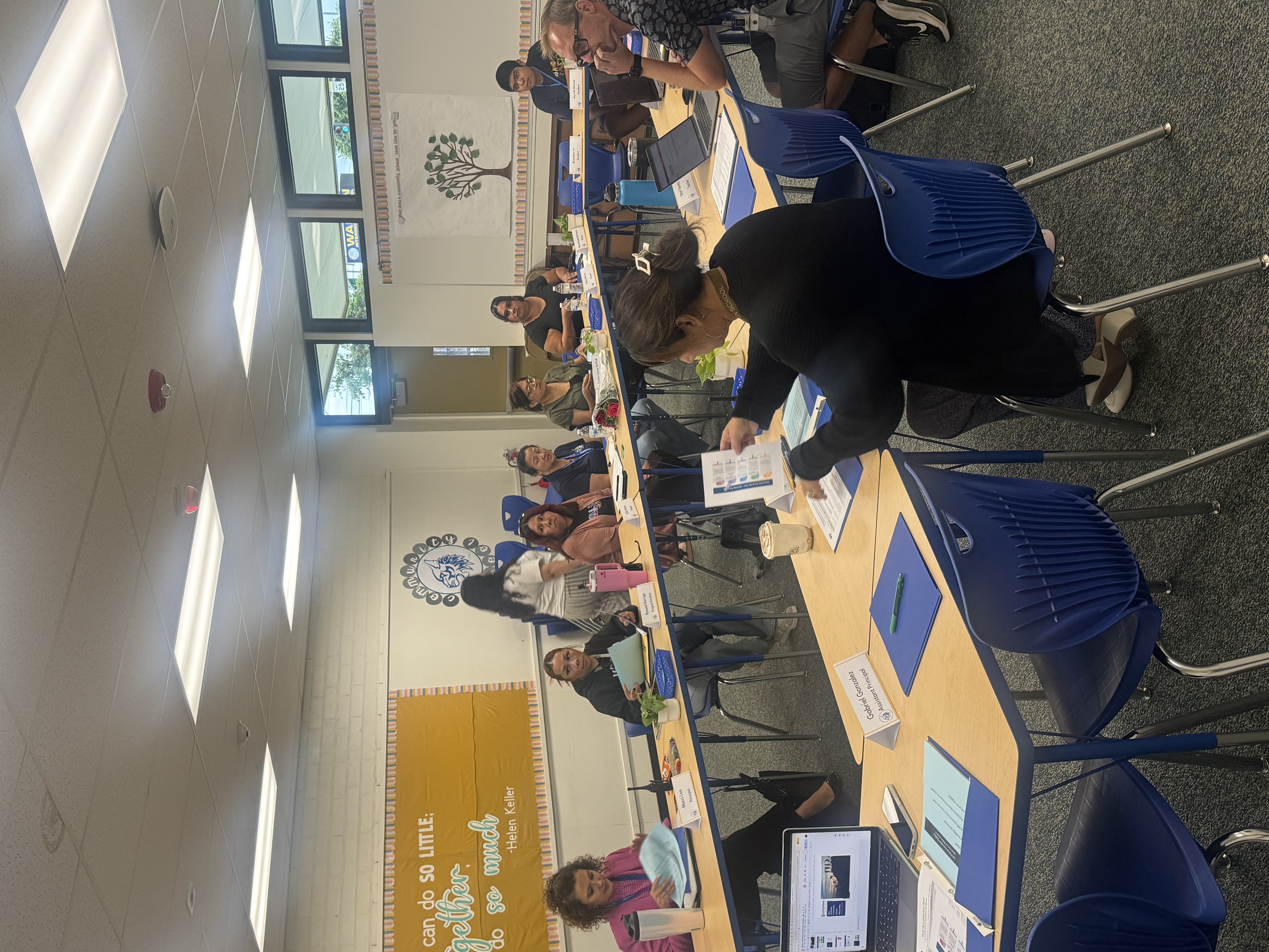 We love parent involvement at our Community Schools meeting.