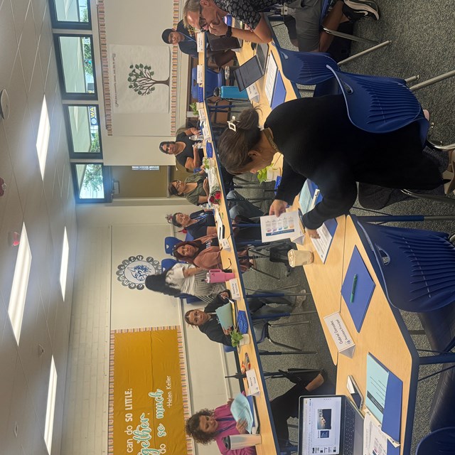 We love parent involvement at our Community Schools meeting.