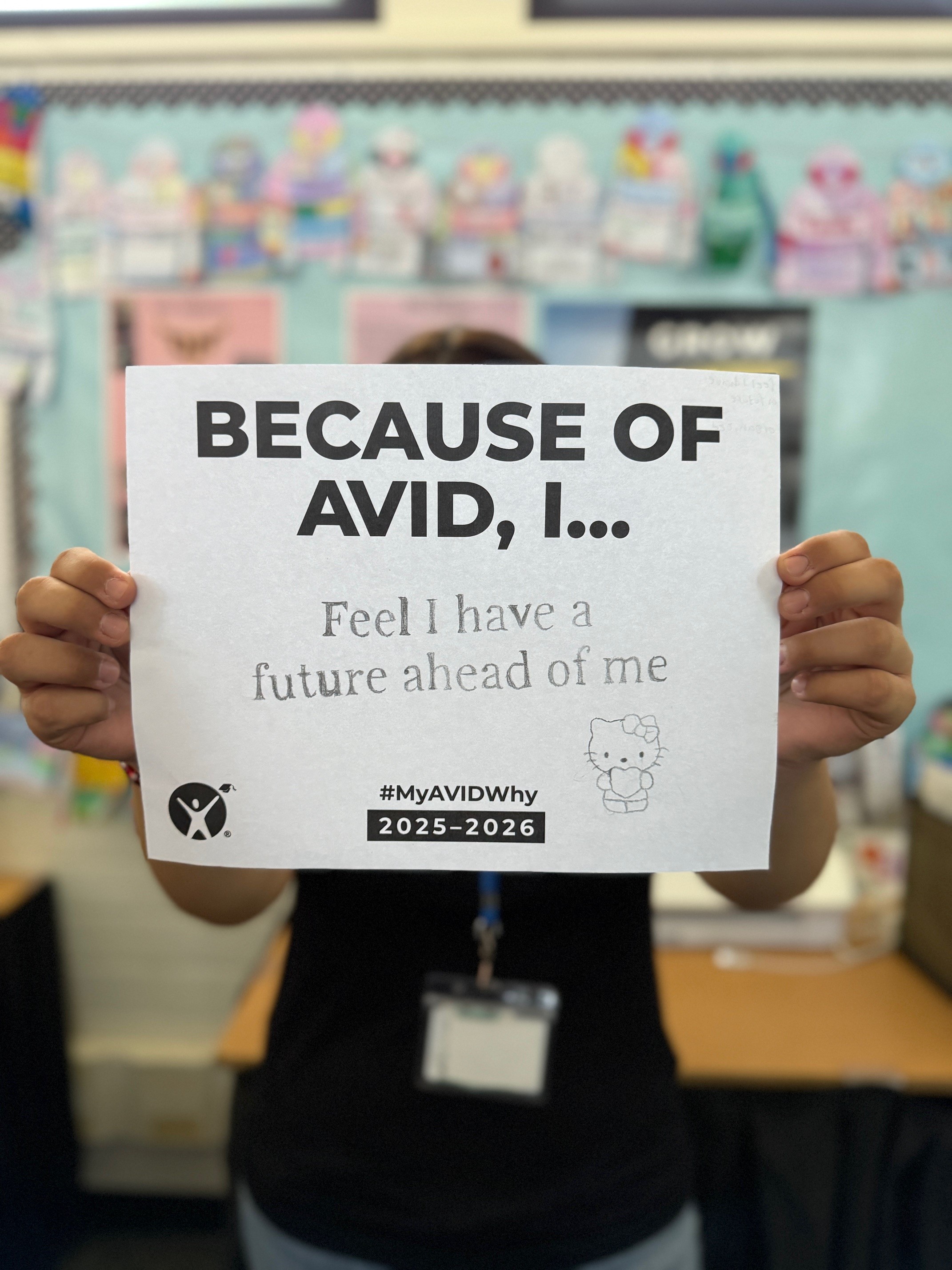 Excitement in the AVID classes