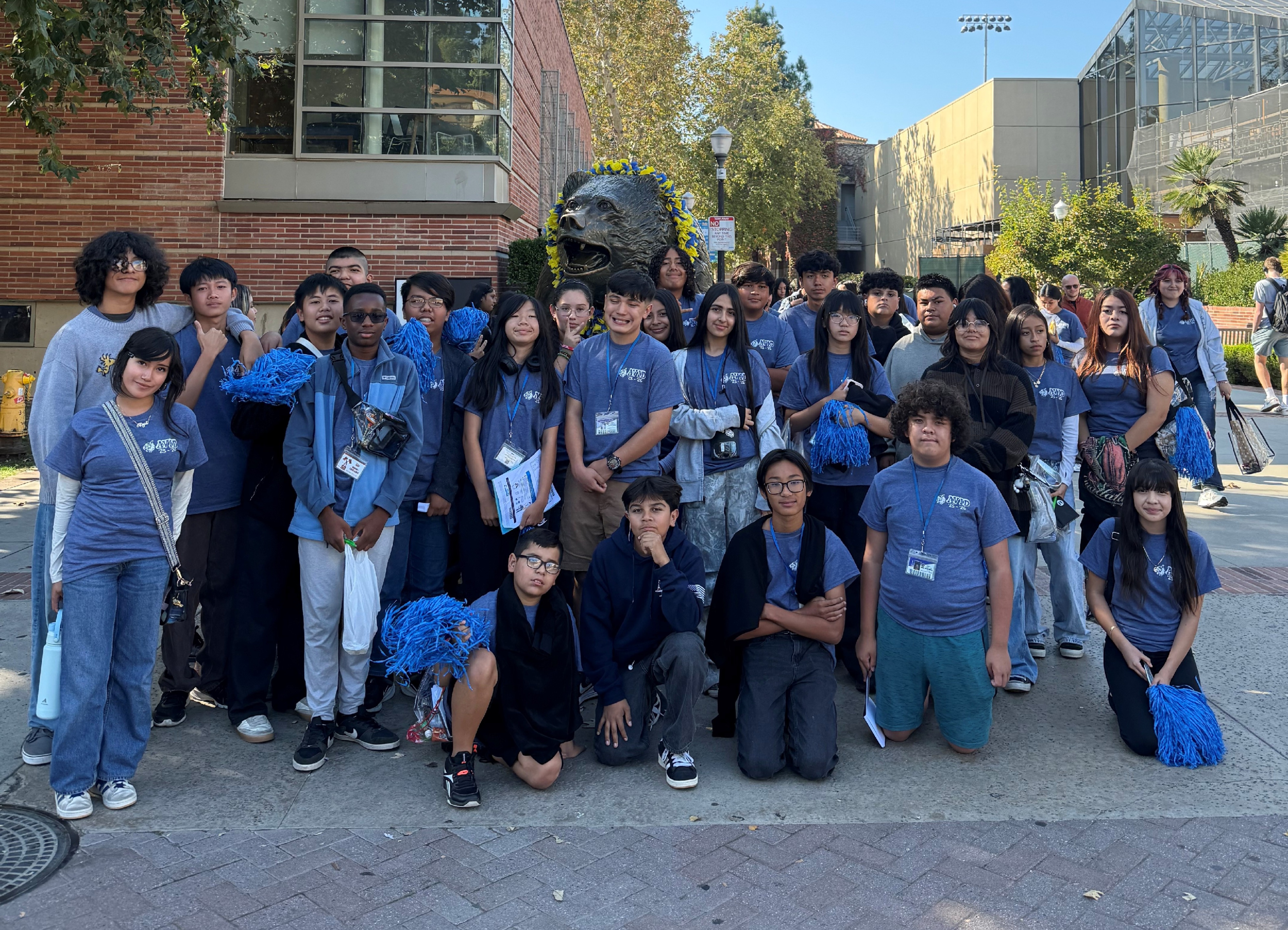 AVID students visited UCLA campus 