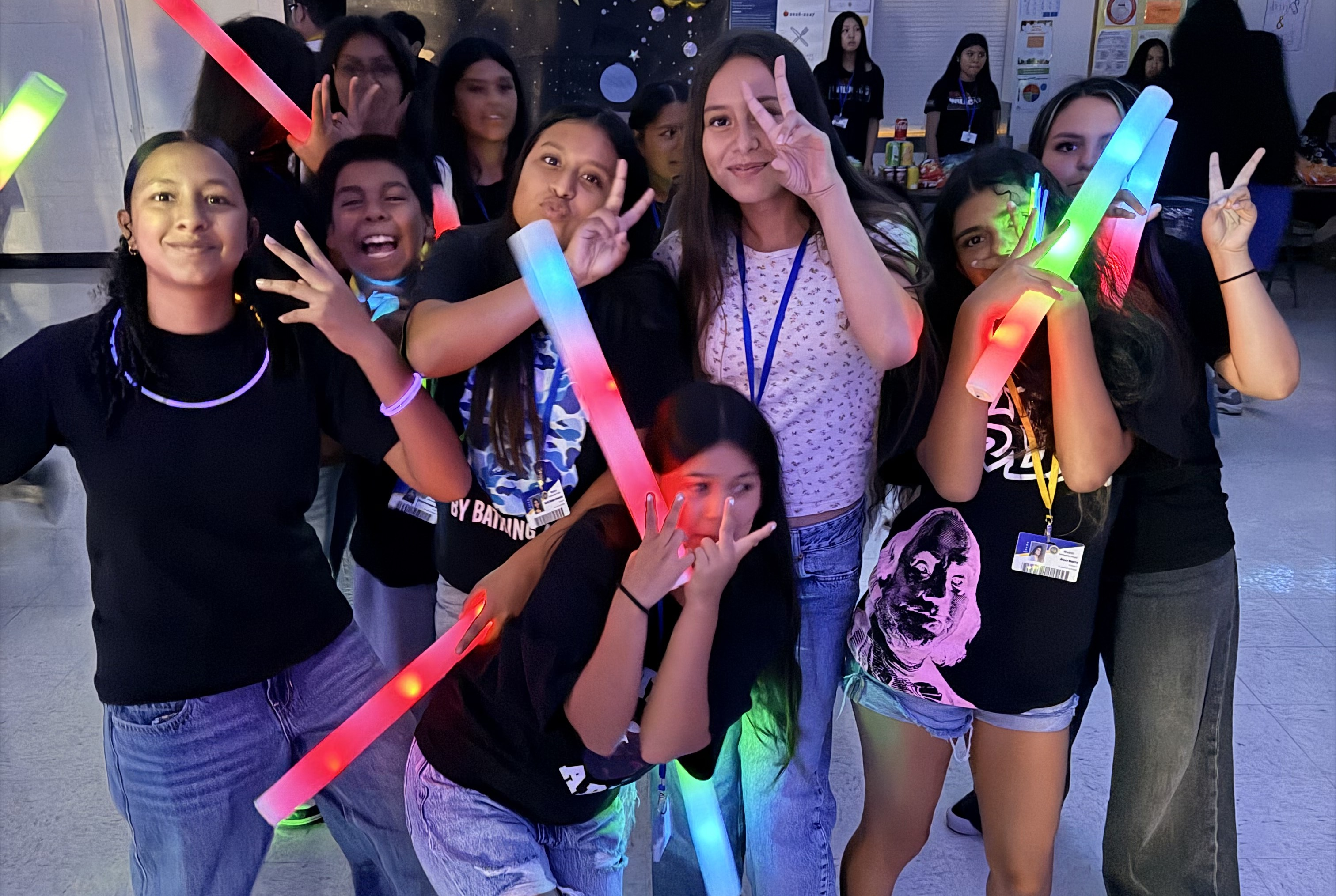 Wildcats having fun at our Back To School Dance!